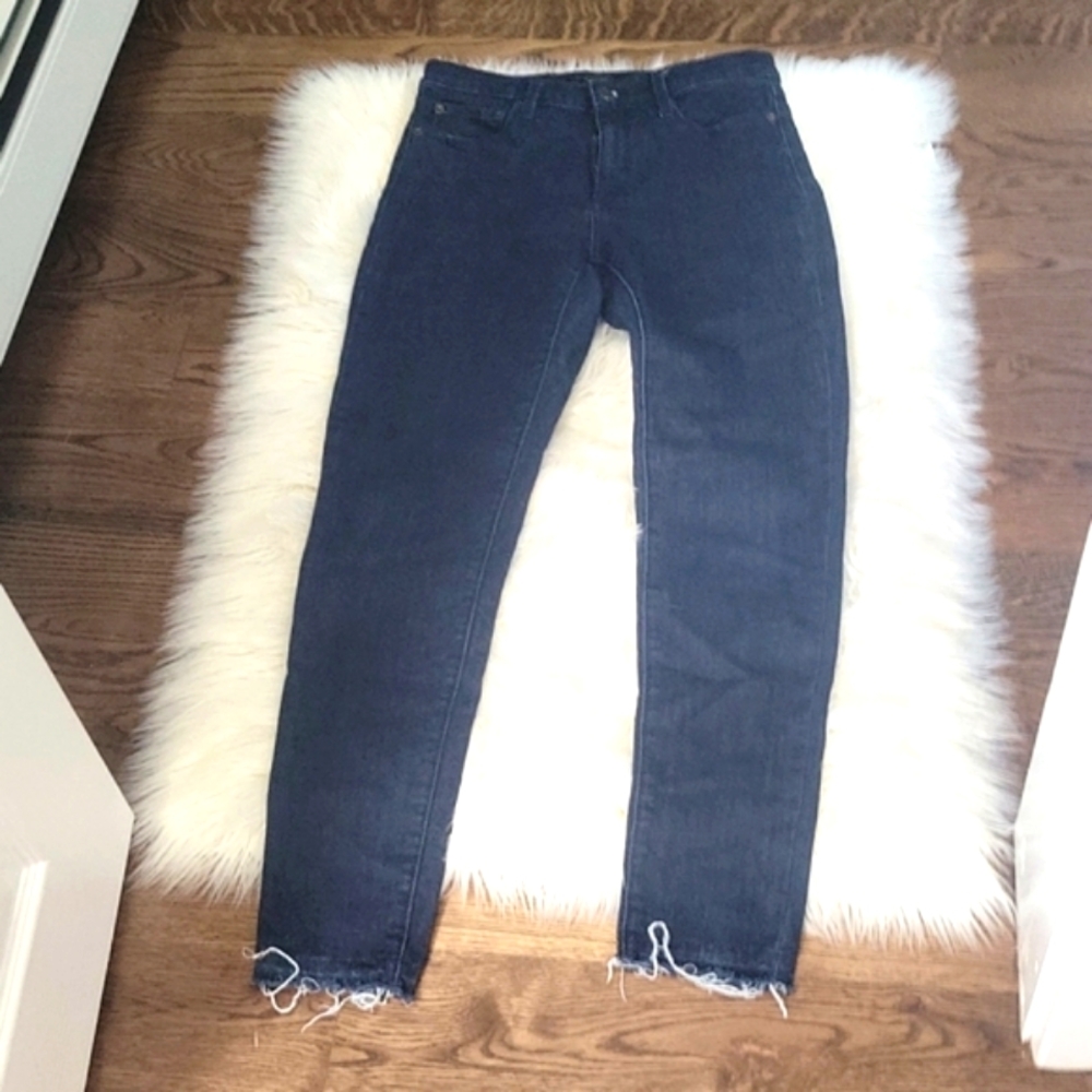 BANANA REPUBLIC RAW HEM HIGH RISE SKINNY JEAN 27/4